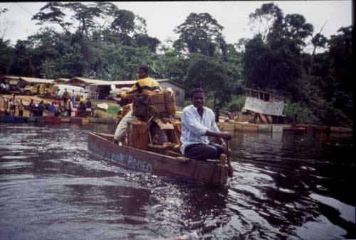 Gabon to Cameroon border crossing
